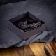 Black Stone bransoletka z inicjałami na prezent
